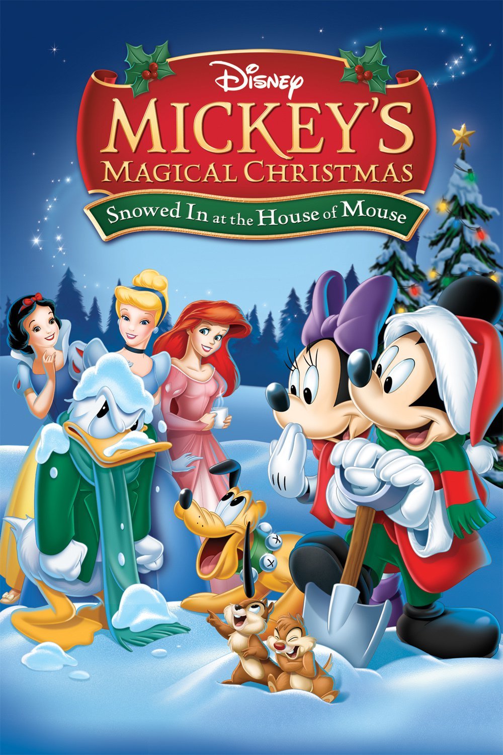 Poster for the movie "Mickey's Magical Christmas: Snowed in at the House of Mouse"