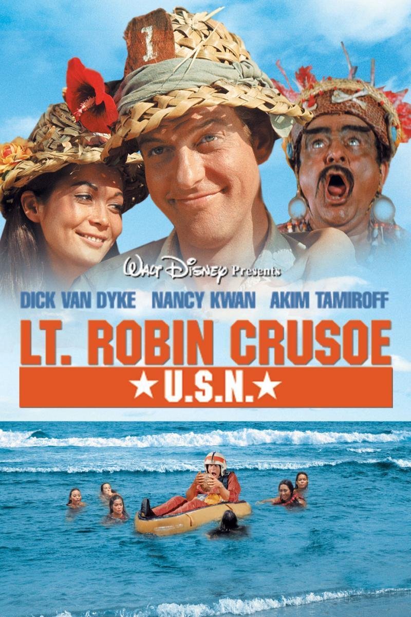 Poster for the movie "Lt. Robin Crusoe U.S.N."