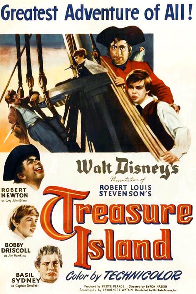 Poster for the movie "Treasure Island"