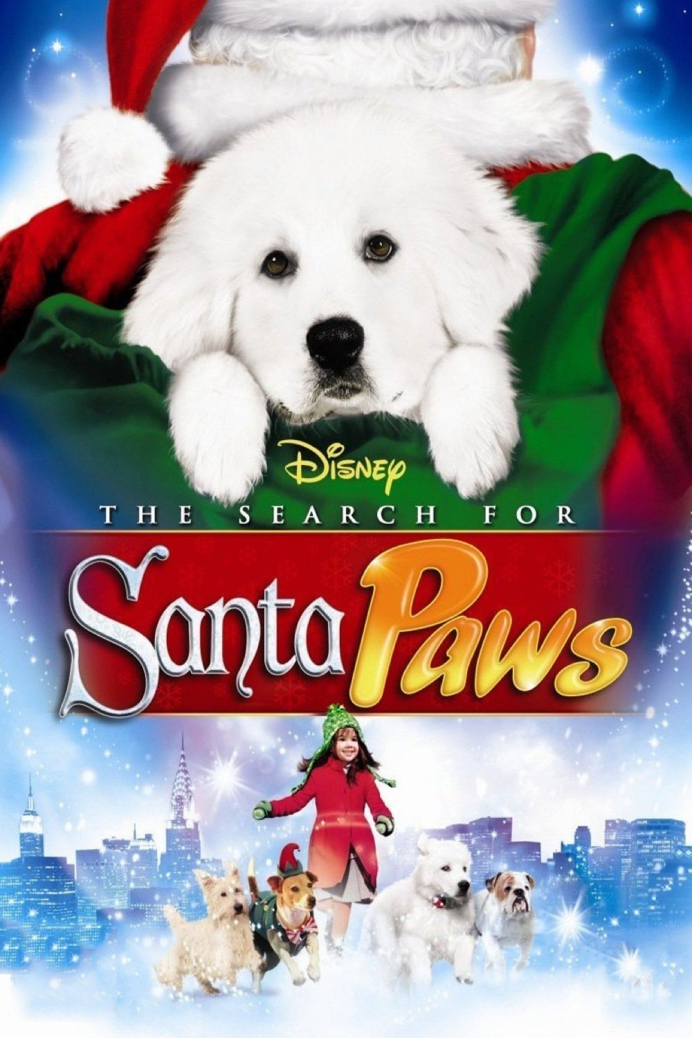 Poster for the movie "The Search for Santa Paws"