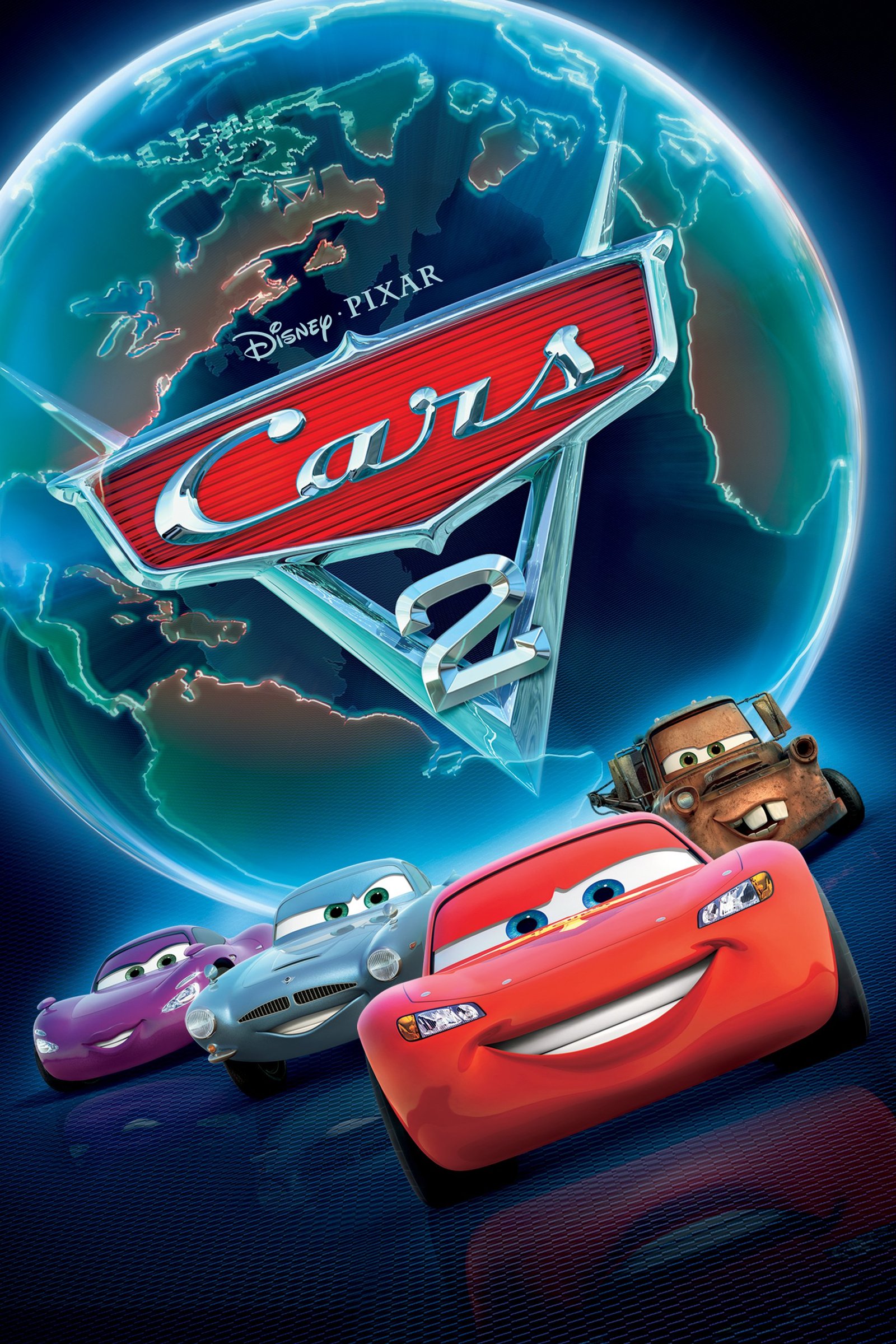 Poster for the movie "Cars 2"