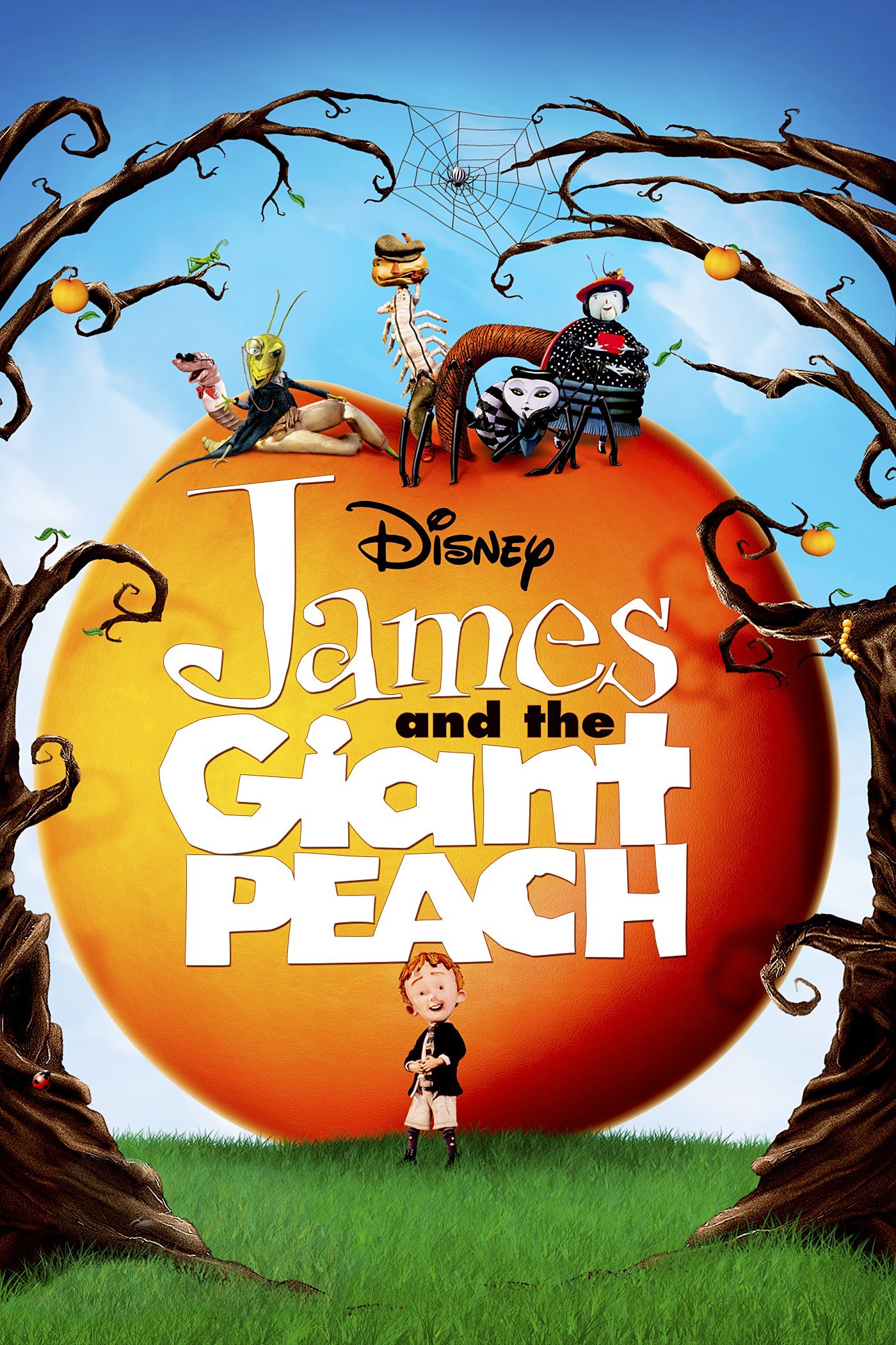 Poster for the movie "James and the Giant Peach"