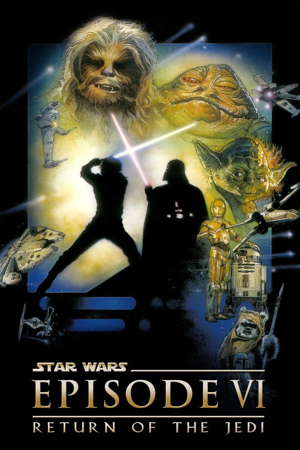 Poster for the movie "Return of the Jedi"