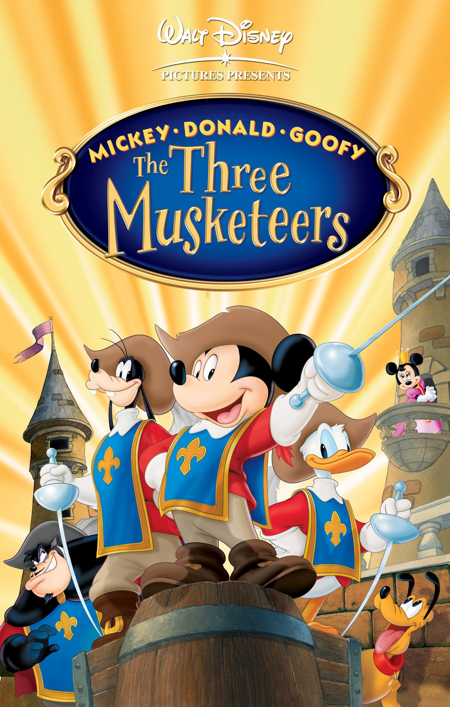 Poster for the movie "Mickey, Donald, Goofy: The Three Musketeers"