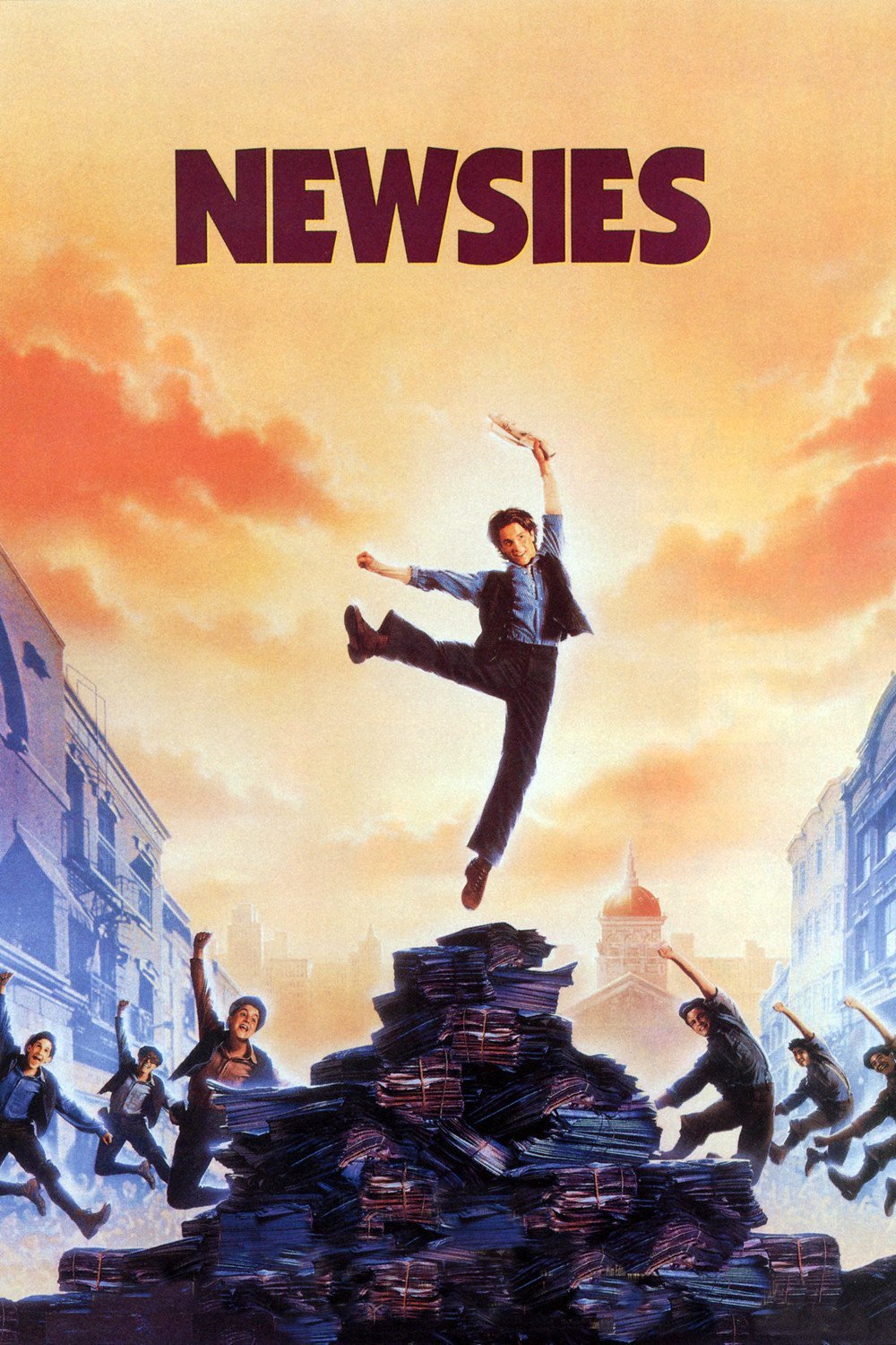 Poster for the movie "Newsies"