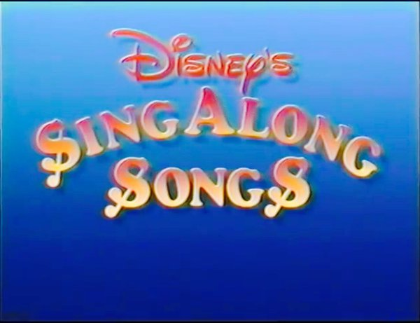 List of Volumes from First Series of “Disney’s Sing-Along Songs” (1986-1989)