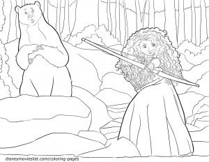 Brave Coloring Pages