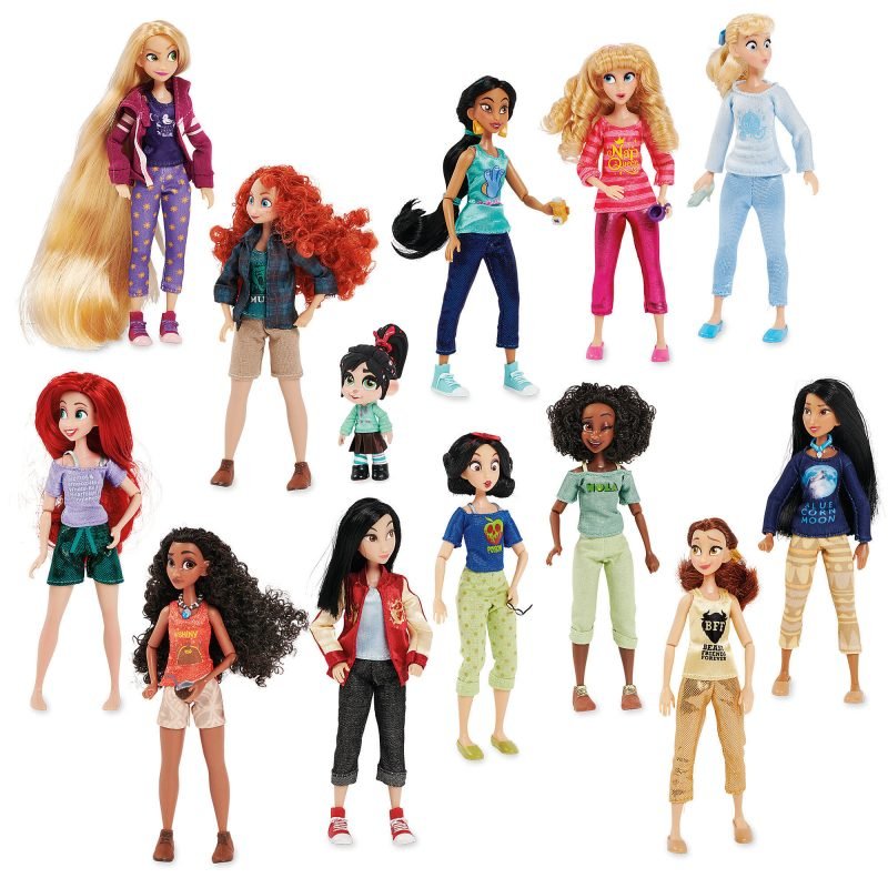 List of Disney Princesses Included in “Ralph Breaks the Internet” Doll Collection on shopDisney