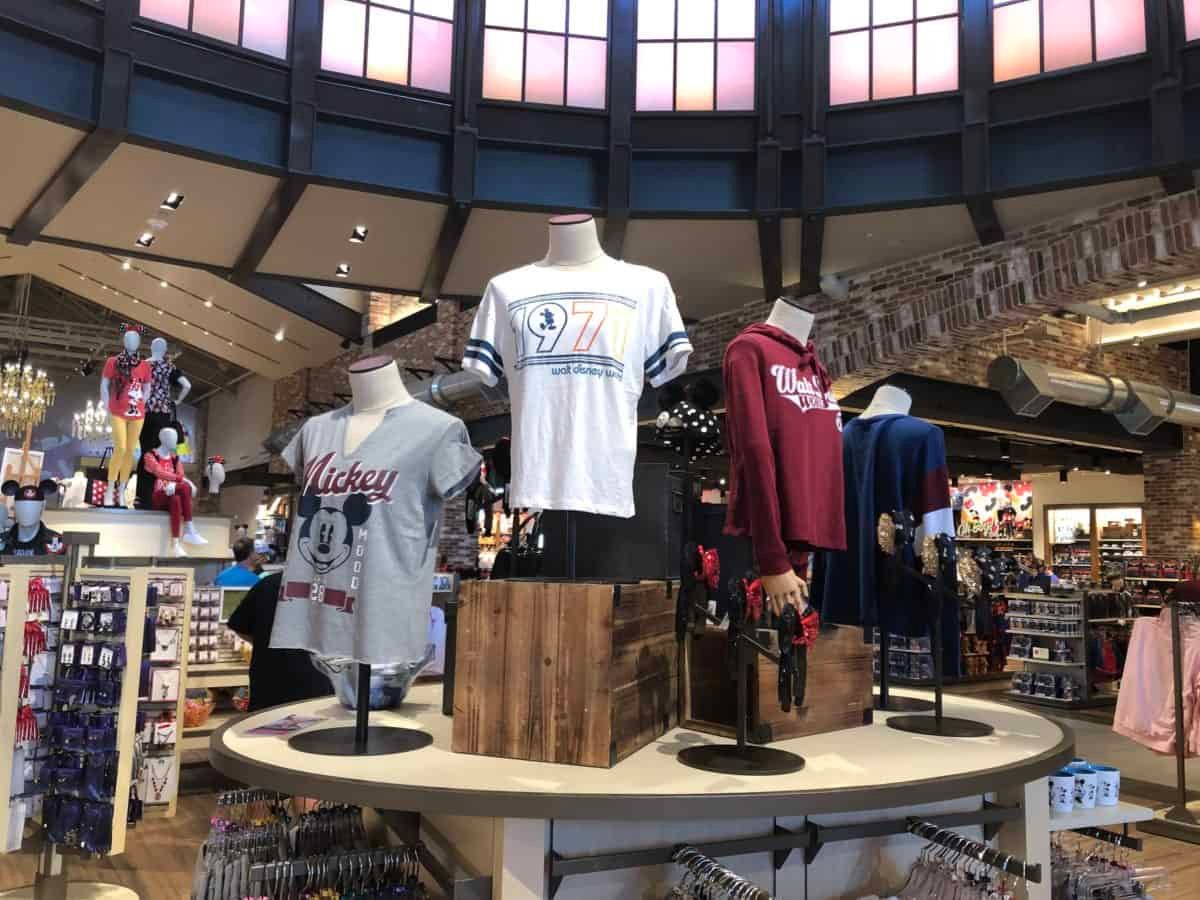 Vintage-Style Disney Apparel Available in Both Disneyland and Disney World Shopping Districts