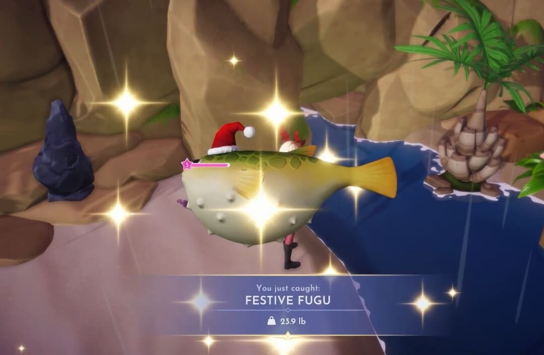 How to Catch All Festive Fish in Disney Dreamlight Valley